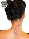 tatouage-ephemere-nuque-femme-design-elegant tatouage-ephemere-nuque-femme-design-elegant