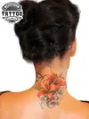 tatouage-ephemere-fleur-nuque-design-unique-style tatouage-ephemere-fleur-nuque-design-unique-style