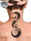 tatouage_ephemere_nuque_infini_design_ideal