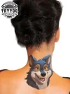 tatouage-nuque-loup-ephemere-design-original tatouage-nuque-loup-ephemere-design-original