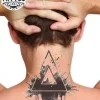 tatouage-nuque-ephemere-triangle-design-unique tatouage-nuque-ephemere-triangle-design-unique