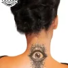 tatouage-ephemere-nuque-yeux-authentique-stylise