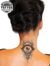 tatouage-ephemere-nuque-yeux-authentique-stylise