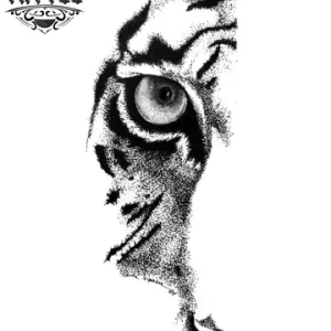 tatouage_ephemere_tigre_oeil_sauvage_image tatouage_ephemere_tigre_oeil_sauvage_image