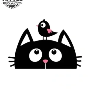 tatouage-ephemere-oiseau-et-chat-design-unique-ensemble tatouage-ephemere-oiseau-et-chat-design-unique-ensemble