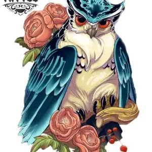 tatouage-ephemere-oiseau-design-V-ajustable-illustration tatouage-ephemere-oiseau-design-V-ajustable-illustration