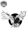 tatouage-ephemere-hiboux-oiseau-design-temporaire-tendance