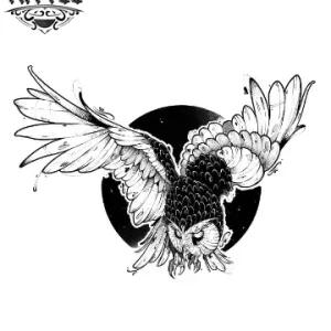 tatouage-ephemere-hiboux-oiseau-design-temporaire-tendance tatouage-ephemere-hiboux-oiseau-design-temporaire-tendance