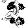 tatouage-oiseau-ephemere-libre-ailes-en-vol tatouage-oiseau-ephemere-libre-ailes-en-vol