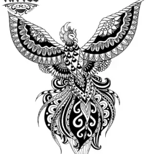 tatouage-ephemere-oiseau-mandala-elegant-et-artistique