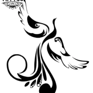 tatouage-temporaire-oiseau-note-musique-design-unique tatouage-temporaire-oiseau-note-musique-design-unique