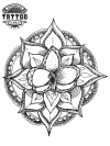 tatouage-mandala-orchidee-ephemere-design-temporaire-unique tatouage-mandala-orchidee-ephemere-design-temporaire-unique