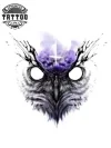 tatouage-ephemere-hibou-design-original-longue-duree tatouage-ephemere-hibou-design-original-longue-duree