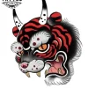 tatouage-tigre-ephemere-original-tigre-sauvage tatouage-tigre-ephemere-original-tigre-sauvage