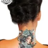 tatouage-nuque-ephemere-ornemental-elegant-artistique tatouage-nuque-ephemere-ornemental-elegant-artistique