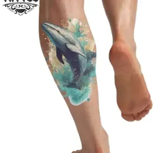 tatouage-ephemere-orque-mollet-tattoo-jambe tatouage-ephemere-orque-mollet-tattoo-jambe