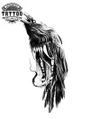 tatouage_corbeau_ephemere_realiste_ours tatouage_corbeau_ephemere_realiste_ours