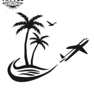 tatouage-ephemere-palmier-et-avion-temporaire-plage-vacances tatouage-ephemere-palmier-et-avion-temporaire-plage-vacances