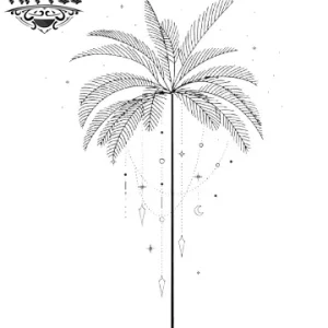 tatouage-palmier-ephemere-femme-design-tropical-elegant tatouage-palmier-ephemere-femme-design-tropical-elegant