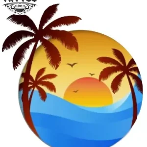 tatouage palmier temporaire soleil mer tropical vacances tatouage palmier temporaire soleil mer tropical vacances