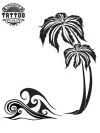 tatouage-ephemere-palmier-vague-design-temporaire-amateurs-tatouage-palmier tatouage-ephemere-palmier-vague-design-temporaire-amateurs-tatouage-palmier