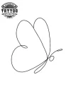 tatouage-ephemere-papillon-coeur-temporaire-elegant tatouage-ephemere-papillon-coeur-temporaire-elegant