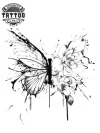 tatouage-ephemere-papillon-et-fleur-intemporel tatouage-ephemere-papillon-et-fleur-intemporel