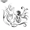 tatouage éphémère FLEUR magique avec fée tatouage éphémère FLEUR magique avec fée
