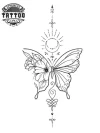 tatouage-ephemere-papillon-fin-delicat