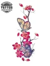 tatouage-ephemere-papillon-fleur-de-cerisier-design-tatouage-temporaire