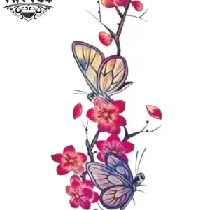 tatouage-ephemere-papillon-fleur-de-cerisier-design-tatouage-temporaire tatouage-ephemere-papillon-fleur-de-cerisier-design-tatouage-temporaire