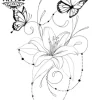 tatouage-ephemere-papillon-fleur-de-lys-design-elegant tatouage-ephemere-papillon-fleur-de-lys-design-elegant