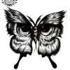 tatouage-ephemere-papillon-hibou-design-unique-mystique tatouage-ephemere-papillon-hibou-design-unique-mystique