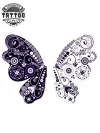 tatouage-ephemere-papillon-mere-fille-duo-elegant-tendance tatouage-ephemere-papillon-mere-fille-duo-elegant-tendance