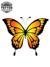 tatouage-ephémère-papillon-monarque-réaliste-beauté-naturelle tatouage-ephémère-papillon-monarque-réaliste-beauté-naturelle