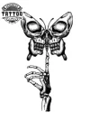 tatouage-ephemere-papillon-mort-design-realiste-tatouage-papillon