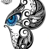 tatouage-ephemere-papillon-oeil-design-unique