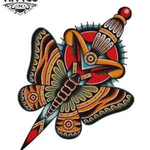 tatouage-papillon-ephemere-old-school-art-corporel-temporaire tatouage-papillon-ephemere-old-school-art-corporel-temporaire