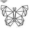 tatouage-papillon-origami-ephemere