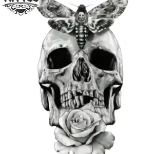tatouage-ephemere-papillon-rose-design-temporaire-elegant tatouage-ephemere-papillon-rose-design-temporaire-elegant
