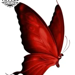 tatouage-ephemere-papillon-rouge-design-realiste tatouage-ephemere-papillon-rouge-design-realiste