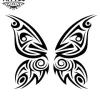 tatouage-ephemere-papillon-tribal-design-temporary-tattoo tatouage-ephemere-papillon-tribal-design-temporary-tattoo