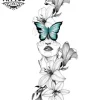 tatouage-ephemere-papillon-vert-elegant-colore tatouage-ephemere-papillon-vert-elegant-colore