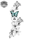 tatouage-ephemere-papillon-vert-elegant-colore tatouage-ephemere-papillon-vert-elegant-colore