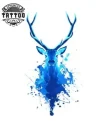 tatouage-ephemere-patronus-cerf-design-effet-magique