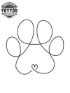 tatouage ephemere chien patte design unique tendance tatouage ephemere chien patte design unique tendance