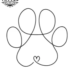 tatouage ephemere chien patte design unique tendance tatouage ephemere chien patte design unique tendance