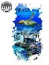 tatouage-marins-paysage-marin-temporaire-art-corporel-oceans