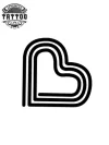 tatouage COEUR éphémère petit design temporaire peau tatouage COEUR éphémère petit design temporaire peau