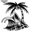 tatouage-palier-exotique-temporaire-plage tatouage-palier-exotique-temporaire-plage
